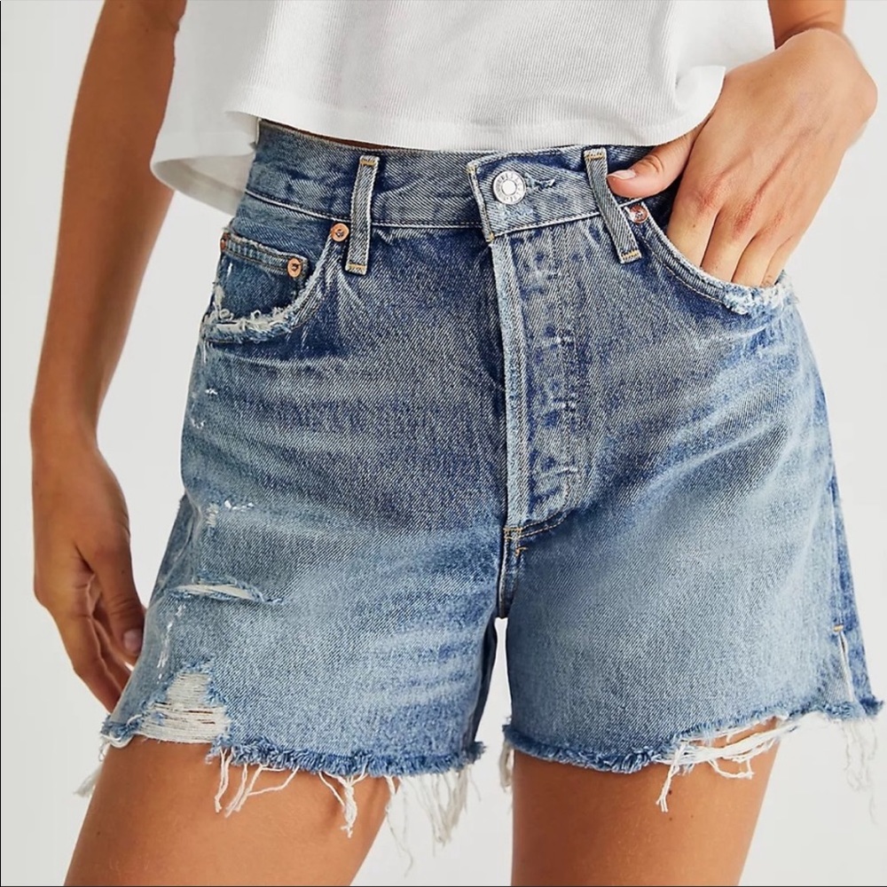 Agolde Dee shorts in Riccochet